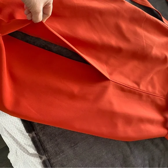 H&M Women's Orange Trench Coat New - Picture 5 of 8